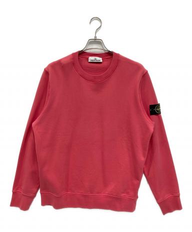 ニ*ム様 STONE  スウェット ピンク 中古・古着通販】STONE ISLAND (ストーンアイランド) ロゴパッチ