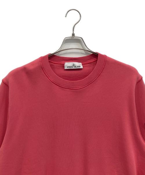 STONE ISLAND（ストーンアイランド）STONE ISLAND (ストーンアイランド) ロゴパッチスウェット ピンク サイズ:XLの古着・服飾アイテム