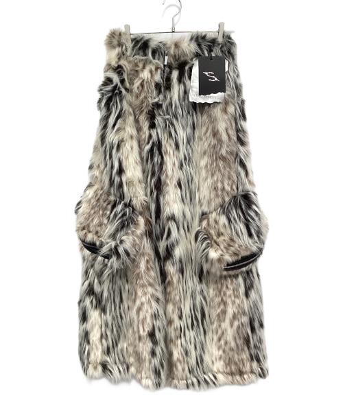 start exceed end（スタートエクシードエンド）start exceed end (スタートエクシードエンド) フェイクファーパンツ ブラウン サイズ:M 未使用品の古着・服飾アイテム