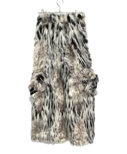 start exceed end（スタートエクシードエンド）start exceed end (スタートエクシードエンド) フェイクファーパンツ ブラウン サイズ:M 未使用品の古着・服飾アイテム