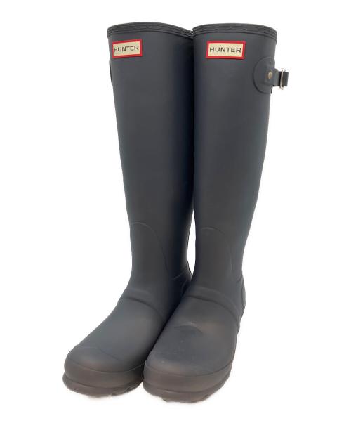 HUNTER（ハンター）HUNTER (ハンター) レインブーツ グレー サイズ:24.5cmの古着・服飾アイテム