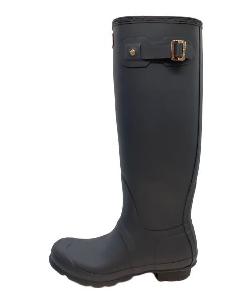 HUNTER（ハンター）HUNTER (ハンター) レインブーツ グレー サイズ:24.5cmの古着・服飾アイテム