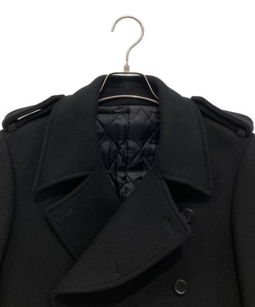 JOHN LAWRENCE SULLIVAN（ジョン ローレンス サリバン）JOHN LAWRENCE SULLIVAN (ジョン ローレンス サリバン) Pコート ブラック サイズ:34の古着・服飾アイテム