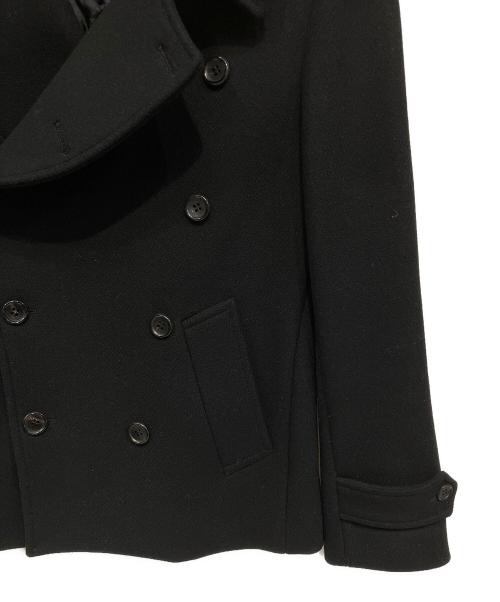 JOHN LAWRENCE SULLIVAN（ジョン ローレンス サリバン）JOHN LAWRENCE SULLIVAN (ジョン ローレンス サリバン) Pコート ブラック サイズ:34の古着・服飾アイテム