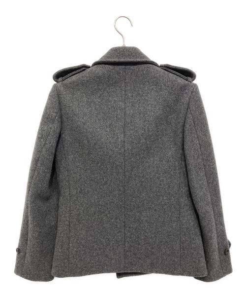 JOHN LAWRENCE SULLIVAN（ジョン ローレンス サリバン）JOHN LAWRENCE SULLIVAN (ジョン ローレンス サリバン) Pコート グレー サイズ:34の古着・服飾アイテム