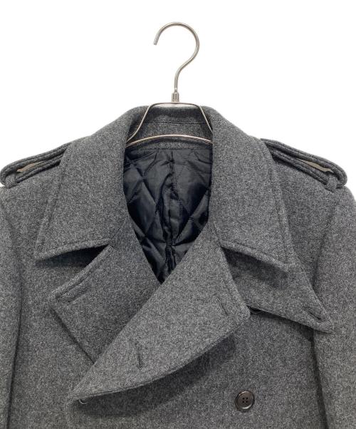 JOHN LAWRENCE SULLIVAN（ジョン ローレンス サリバン）JOHN LAWRENCE SULLIVAN (ジョン ローレンス サリバン) Pコート グレー サイズ:34の古着・服飾アイテム