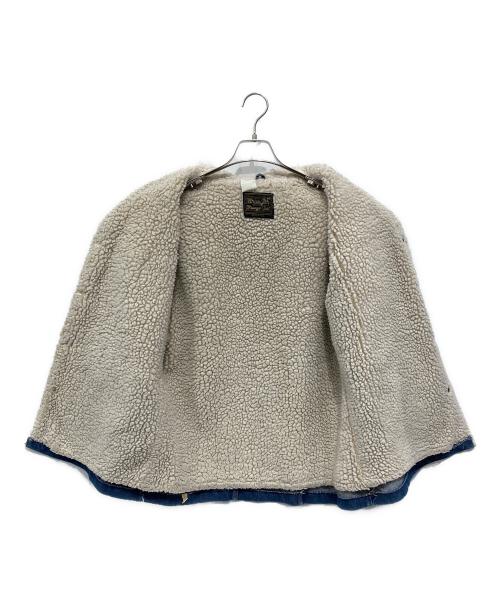 Wrangler（ラングラー）Wrangler (ラングラー) 70’sボアランチジャケット Wrange Coat インディゴ×アイボリー サイズ:MEDIUMの古着・服飾アイテム
