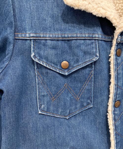 Wrangler（ラングラー）Wrangler (ラングラー) 70’sボアランチジャケット Wrange Coat インディゴ×アイボリー サイズ:MEDIUMの古着・服飾アイテム