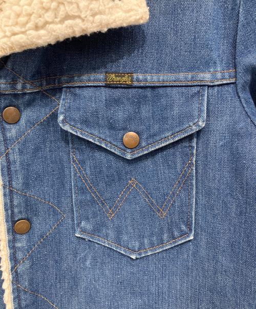 Wrangler（ラングラー）Wrangler (ラングラー) 70’sボアランチジャケット Wrange Coat インディゴ×アイボリー サイズ:MEDIUMの古着・服飾アイテム