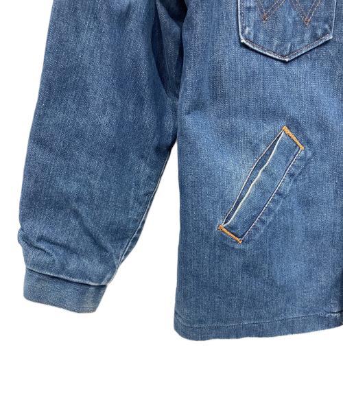 Wrangler（ラングラー）Wrangler (ラングラー) 70’sボアランチジャケット Wrange Coat インディゴ×アイボリー サイズ:MEDIUMの古着・服飾アイテム