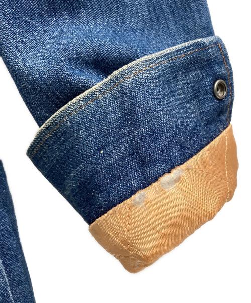 Wrangler（ラングラー）Wrangler (ラングラー) 70’sボアランチジャケット Wrange Coat インディゴ×アイボリー サイズ:MEDIUMの古着・服飾アイテム