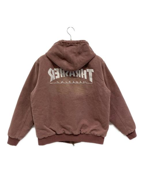 THRASHER（スラッシャー）THRASHER (スラッシャー) フーデッドジャケット ボルドー サイズ:Lの古着・服飾アイテム