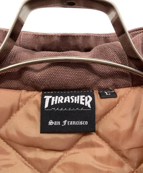 THRASHER（スラッシャー）THRASHER (スラッシャー) フーデッドジャケット ボルドー サイズ:Lの古着・服飾アイテム