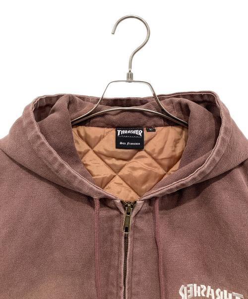 THRASHER（スラッシャー）THRASHER (スラッシャー) フーデッドジャケット ボルドー サイズ:Lの古着・服飾アイテム