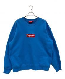 SUPREME（シュプリーム）の古着「クルーネックスウェット 22AW Box Logo Crewneck Blue」｜ブルー