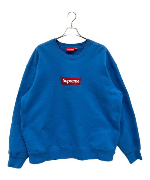 SUPREME（シュプリーム）SUPREME (シュプリーム) クルーネックスウェット 22AW Box Logo Crewneck Blue ブルー サイズ:XXLの古着・服飾アイテム