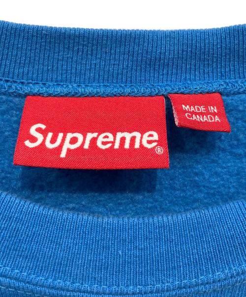 SUPREME（シュプリーム）SUPREME (シュプリーム) クルーネックスウェット 22AW Box Logo Crewneck Blue ブルー サイズ:XXLの古着・服飾アイテム