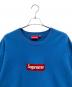 中古・古着 SUPREME (シュプリーム) クルーネックスウェット 22AW Box Logo Crewneck Blue ブルー サイズ:XXL：35000円