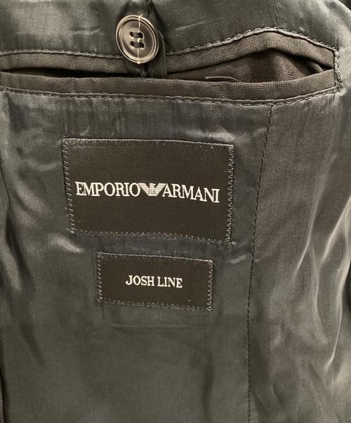EMPORIO ARMANI（エンポリオ アルマーニ）EMPORIO ARMANI (エンポリオ アルマーニ) セットアップスーツ ブラック サイズ:48の古着・服飾アイテム