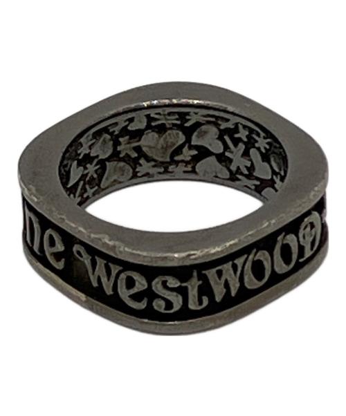 Vivienne Westwood（ヴィヴィアンウエストウッド）Vivienne Westwood (ヴィヴィアンウエストウッド) スクエアリング シルバー サイズ:14号の古着・服飾アイテム
