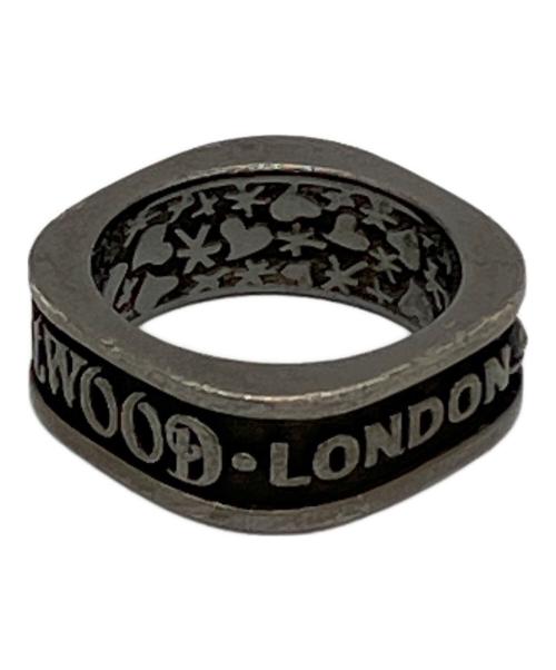 Vivienne Westwood（ヴィヴィアンウエストウッド）Vivienne Westwood (ヴィヴィアンウエストウッド) スクエアリング シルバー サイズ:14号の古着・服飾アイテム