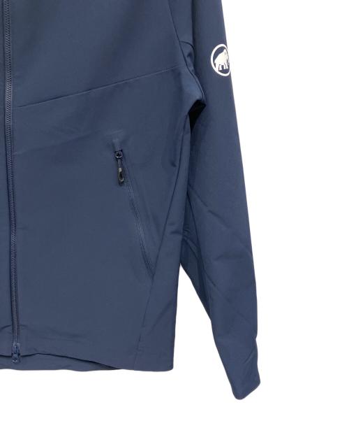 MAMMUT（マムート）MAMMUT (マムート) フーデッドジャケット マクン 2.0 ソフトシェル ネイビー サイズ:Mの古着・服飾アイテム
