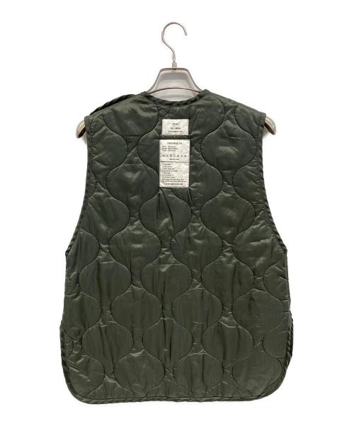 HYKE（ハイク）HYKE (ハイク) キルティングベスト ダークグリーン サイズ:２ MEDIUMの古着・服飾アイテム