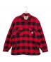Carhartt WIP（カーハート ワークインプログレス）の古着「長袖シャツ」｜レッド×ブラック