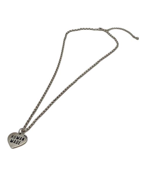 HUMAN MADE（ヒューマンメイド）HUMAN MADE (ヒューマンメイド) Heart Silver Necklace シルバーの古着・服飾アイテム
