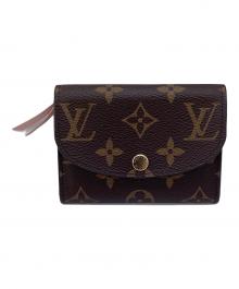 LOUIS VUITTON（ルイ ヴィトン）の古着「LOUIS VUITTON ポルトモネ・ロザリ M62361」｜ブラウン×ピンク