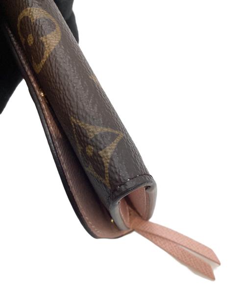 LOUIS VUITTON（ルイ ヴィトン）LOUIS VUITTON (ルイ ヴィトン) LOUIS VUITTON ポルトモネ・ロザリ M62361 ブラウン×ピンクの古着・服飾アイテム