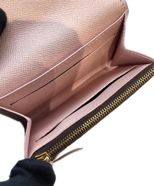 LOUIS VUITTON（ルイ ヴィトン）LOUIS VUITTON (ルイ ヴィトン) LOUIS VUITTON ポルトモネ・ロザリ M62361 ブラウン×ピンクの古着・服飾アイテム