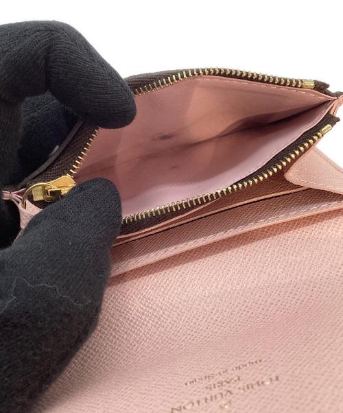 LOUIS VUITTON（ルイ ヴィトン）LOUIS VUITTON (ルイ ヴィトン) LOUIS VUITTON ポルトモネ・ロザリ M62361 ブラウン×ピンクの古着・服飾アイテム