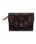 LOUIS VUITTON（ルイ ヴィトン）の古着「LOUIS VUITTON ポルトモネ・ロザリ M62361」｜ブラウン×ピンク