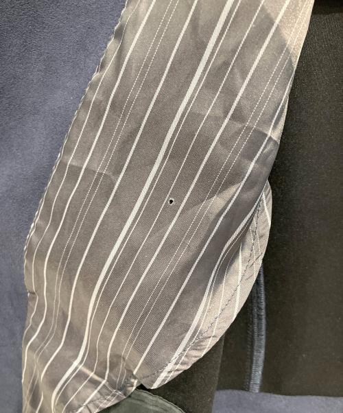 MICHEL KLEIN（ミッシェルクラン）MICHEL KLEIN (ミッシェルクラン) スエードコンバーチブルジャケット ネイビー サイズ:48の古着・服飾アイテム