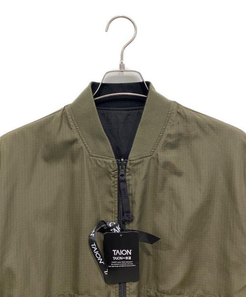 TAION（タイオン）TAION (タイオン) リバーシブルジャケット オリーブ サイズ:L 未使用品の古着・服飾アイテム