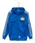 adidas（アディダス）の古着「ジップパーカー」｜ブルー