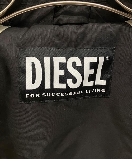 DIESEL（ディーゼル）DIESEL (ディーゼル) ナイロンコーチジャケット ブラック サイズ:Sの古着・服飾アイテム