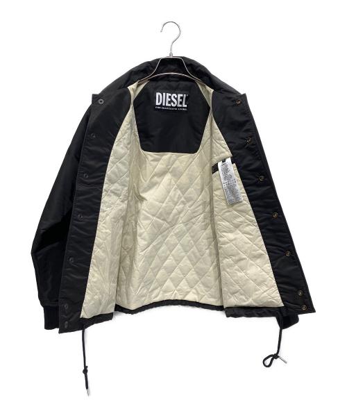 DIESEL（ディーゼル）DIESEL (ディーゼル) ナイロンコーチジャケット ブラック サイズ:Sの古着・服飾アイテム