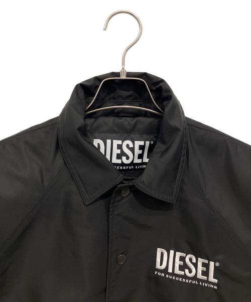 DIESEL（ディーゼル）DIESEL (ディーゼル) ナイロンコーチジャケット ブラック サイズ:Sの古着・服飾アイテム