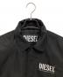 中古・古着 DIESEL (ディーゼル) ナイロンコーチジャケット ブラック サイズ:S：9000円