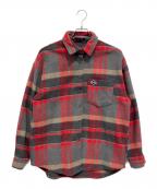 HIDE AND SEEKハイドアンドシーク）の古着「ジャケット」｜グレー×レッド