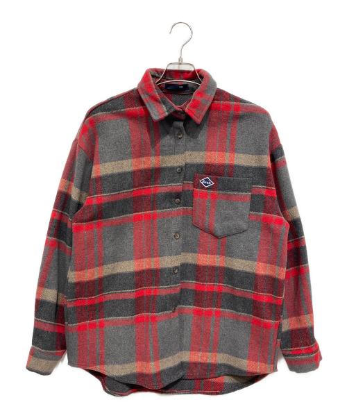 HIDE AND SEEK（ハイドアンドシーク）HIDE AND SEEK (ハイドアンドシーク) ジャケット グレー×レッド サイズ:不明の古着・服飾アイテム