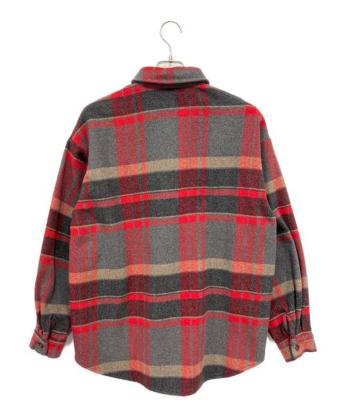 HIDE AND SEEK（ハイドアンドシーク）HIDE AND SEEK (ハイドアンドシーク) ジャケット グレー×レッド サイズ:不明の古着・服飾アイテム