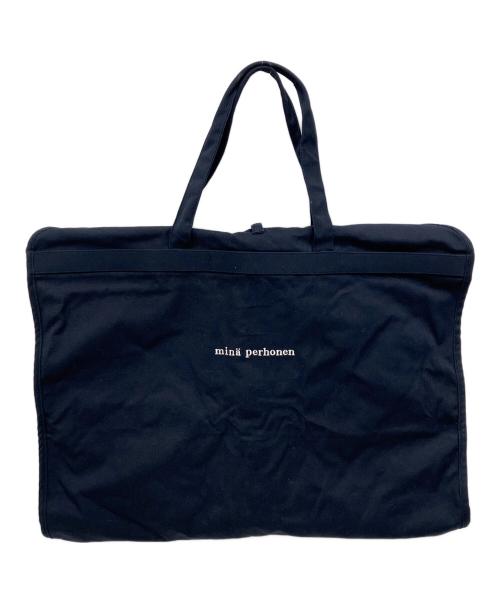 mina perhonen（ミナ ペルホネン）mina perhonen (ミナ ペルホネン) フーデッドダウンコート ブラック×ホワイト サイズ:38の古着・服飾アイテム