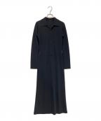 Y'sワイズ）の古着「長袖ワンピース」｜ネイビー