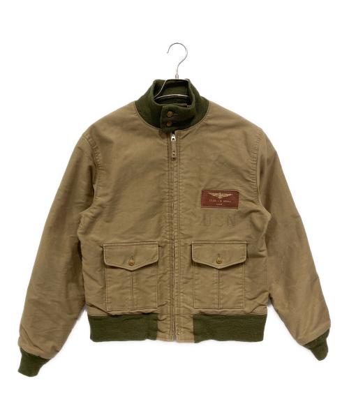 BUZZ RICKSON'S（バズリクソンズ）BUZZ RICKSON'S (バズリクソンズ) フライトジャケット 37J1 カーキ×グリーン サイズ:42の古着・服飾アイテム