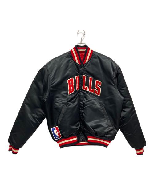 STARTER（スターター）STARTER (スターター) スタジャン Chicago Bulls リバーシブル ブラック×レッド サイズ:Lの古着・服飾アイテム