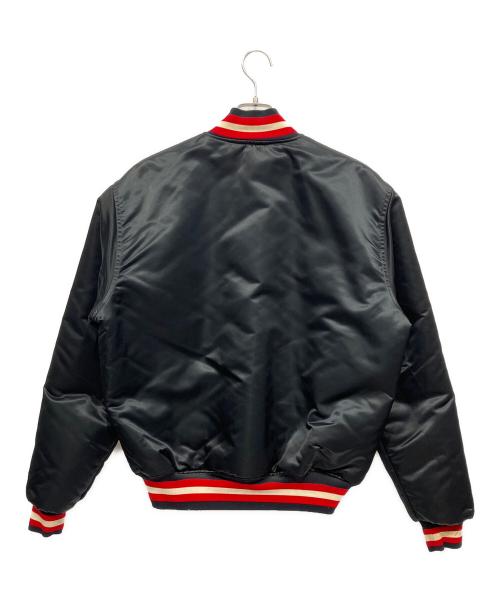 STARTER（スターター）STARTER (スターター) スタジャン Chicago Bulls リバーシブル ブラック×レッド サイズ:Lの古着・服飾アイテム