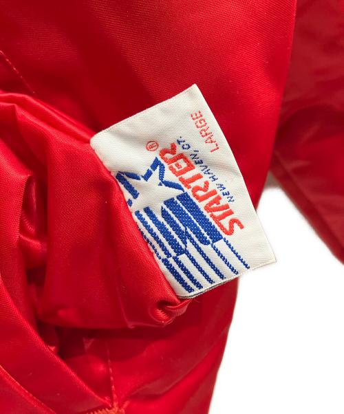 STARTER（スターター）STARTER (スターター) スタジャン Chicago Bulls リバーシブル ブラック×レッド サイズ:Lの古着・服飾アイテム